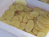 Potato slices rodajas de patata