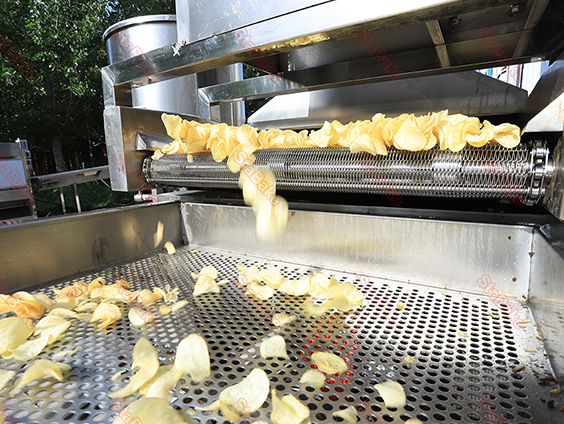 Cliente de la línea de producción de patatas fritas de Jordania