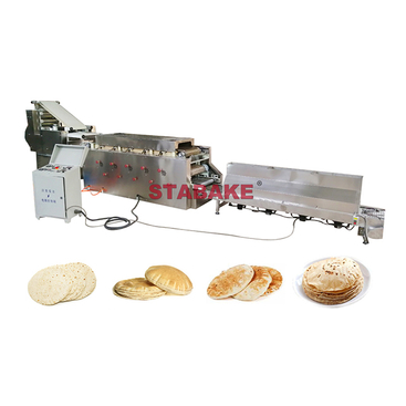 Línea automática de producción de pan pita